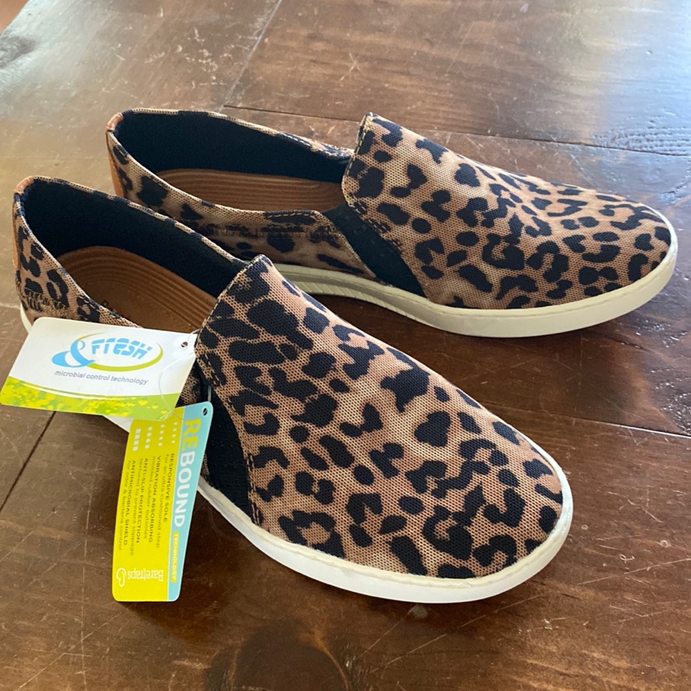 Leopard BareTraps Rebound Technology Anti-Slip, Slip-on Shoes 8.5